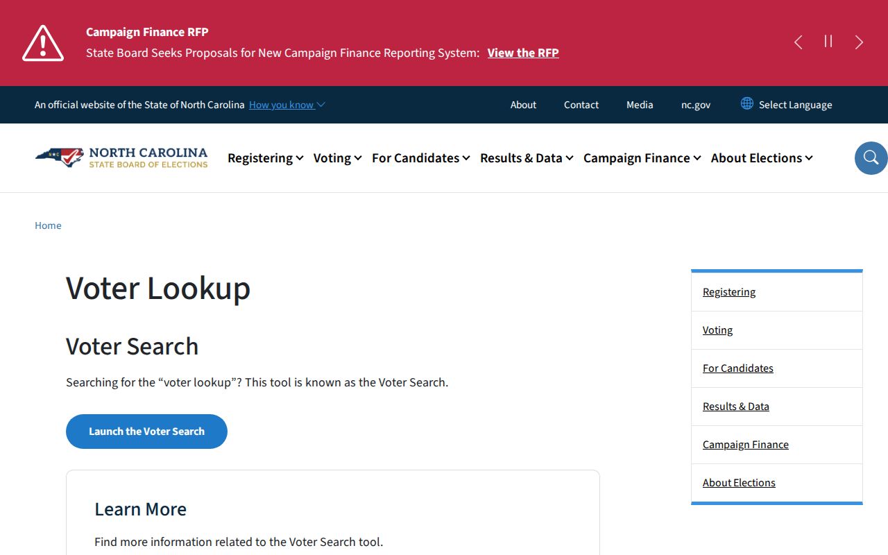 Kernersville voter records lookup guidance from NCSBE